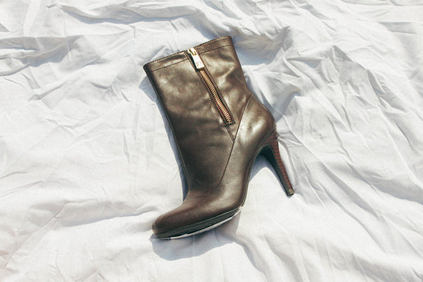 Coach Leather Ankle Boots