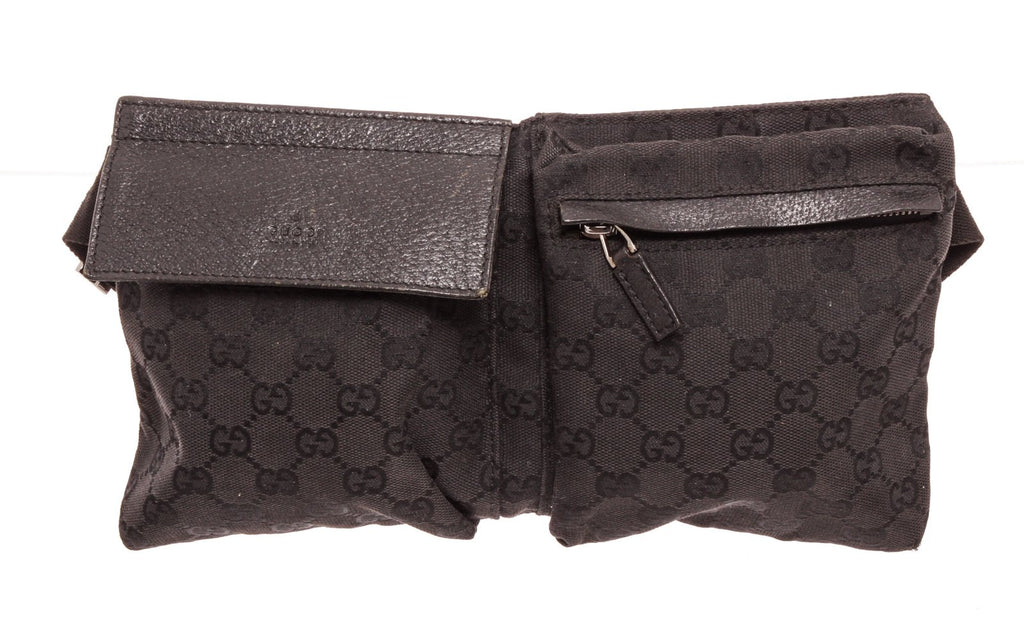 GUCCI Belt Charcoal Fanny Pack Waist Pouch – Monica's Boutique & Consignment
