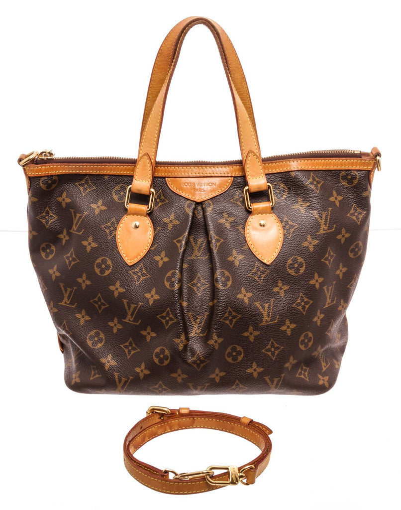 Louis Vuitton Monogram Palermo PM Shoulder Tote Bag