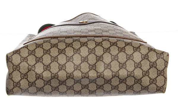 Vintage GUCCI Plus Beige GG Plus Coated Canvas Shoulder