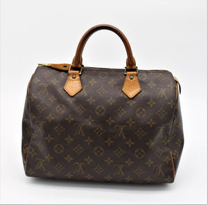 LOUIS VUITTON Monogram Canvas Speedy 30 – Monica's Boutique